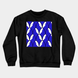 make some waves wave scallop pattern Crewneck Sweatshirt